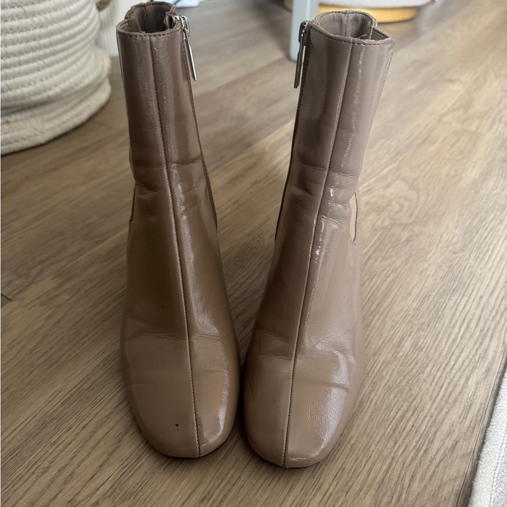 Zara Tan Ankle Boots